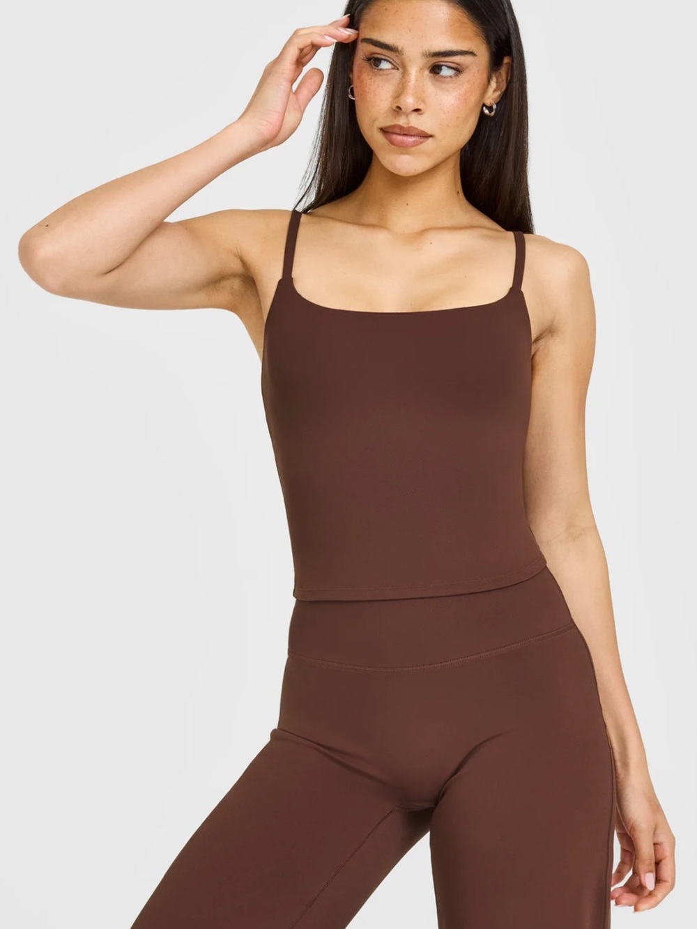 Oner Active SoftMotion strappy mid tank top with built in bra shelf
